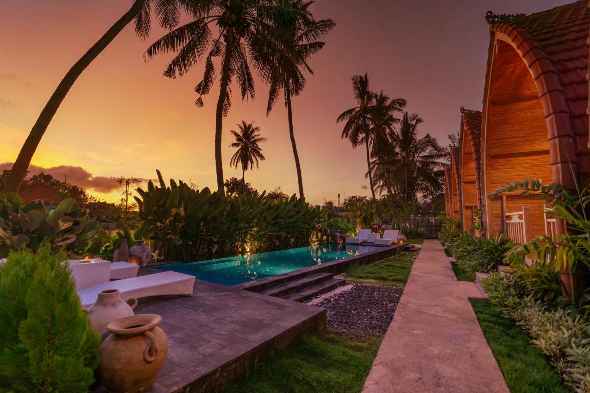 Penida Green Palm Cottage By Bali Cabin Toyapakeh Bagian luar foto